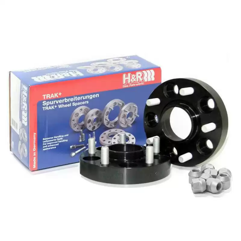 H&R DRM-Systeem Spoorverbreders 20mm 5x114,3 - Naaf 64,0mm - Boutmaat M14x1,5 -   Tesla - Zwart