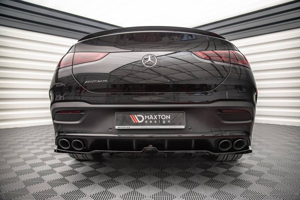 Diffuser passend voor Mercedes GLE 53 AMG Coupe C167 Maxton Glans Zwart