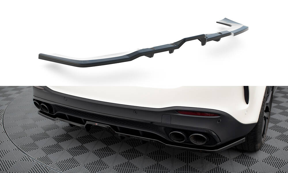 Diffuser passend voor Mercedes GLE 53 AMG SUV W167 Maxton Glans Zwart