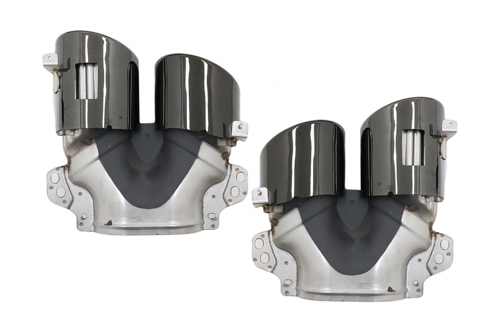 Diffuser passend voor Mercedes GLA H247 AMG Design GLA 45 Zwart