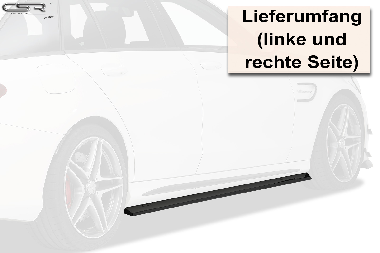 Zijskirts passend voor Mercedes C-klasse W205 SS436 CSR