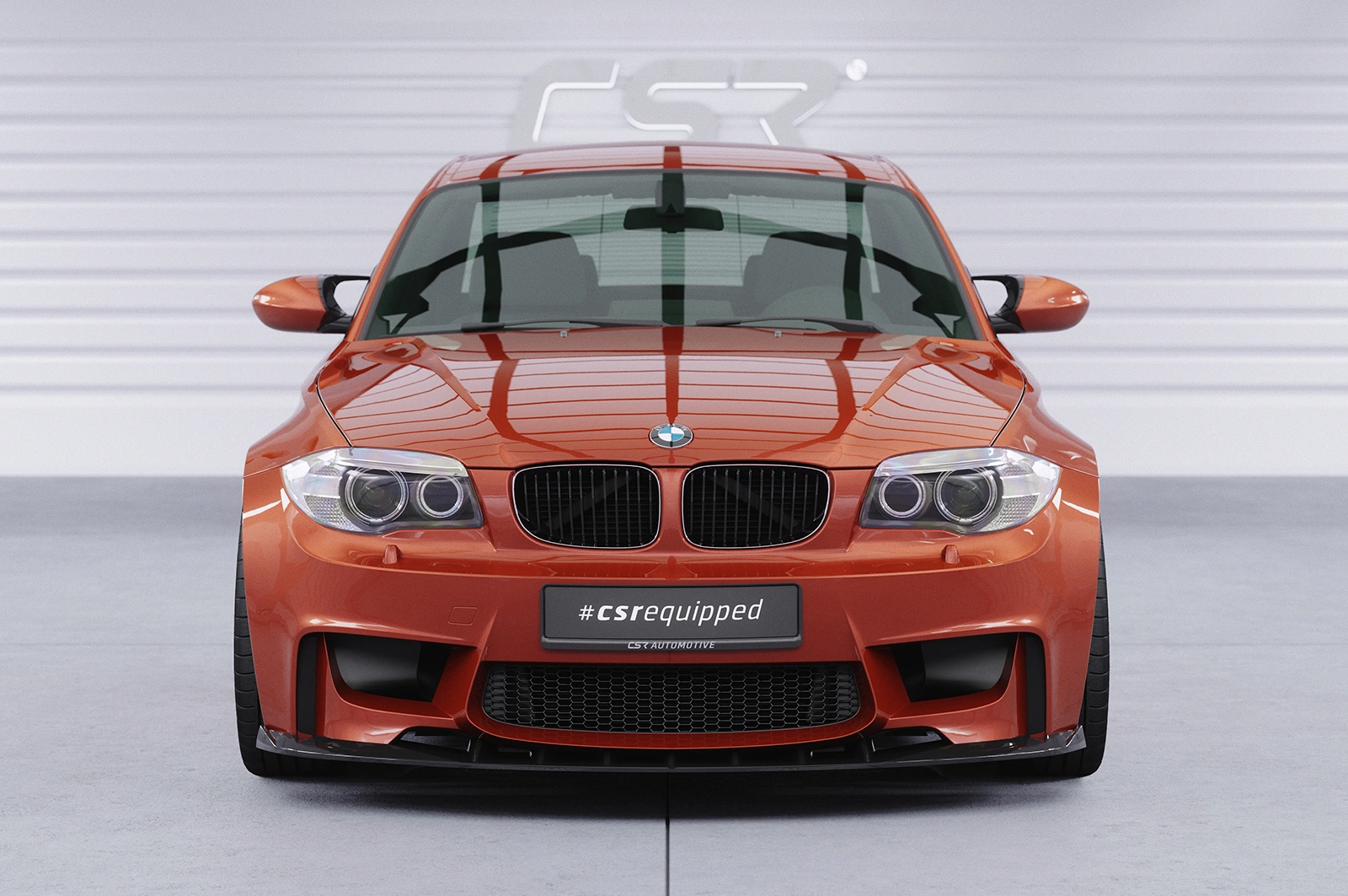 Voorspoiler passend voor BMW 1er E82 M Coupe Glans Zwart – CSR Automotive