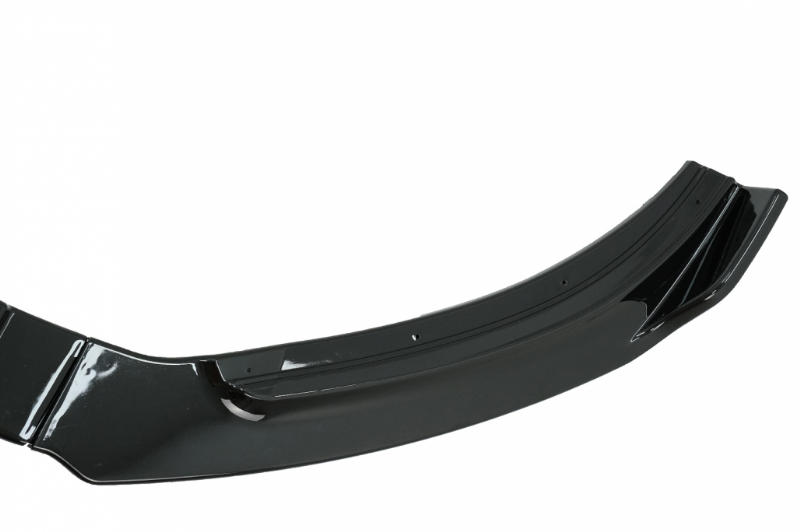 Voorspoiler passend voor VW Polo MK6 AW 2G Glans Zwart