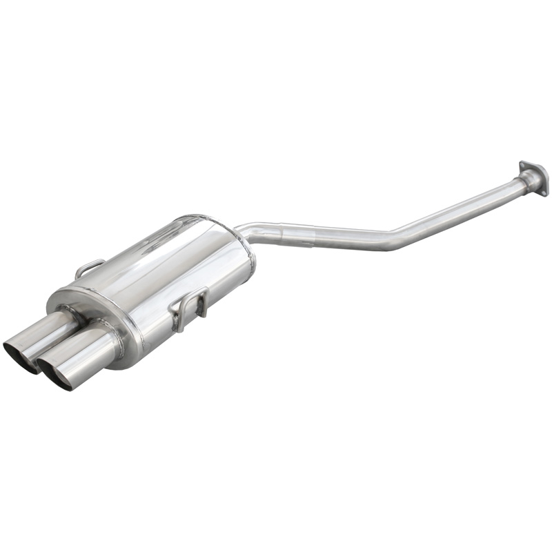 100% RVS Sportuitlaat  BMW 3-Serie E36 323i 24v 1992- 2x80mm Racing