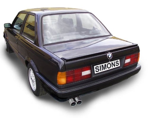 Simons Uitlaatsysteem af kat. BMW 3-serie E30 1986-1991