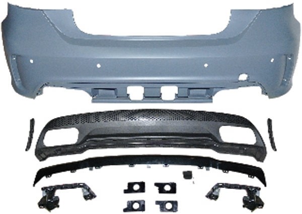 Achterbumper passend voor Mercedes W176 AMG look