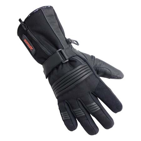 Motorhandschoenen leder winter zwart M