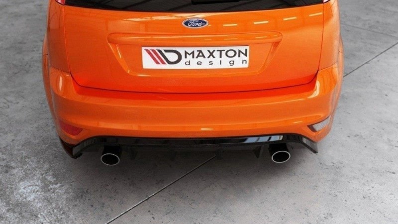 Achterzij Spoilers Ford Focus ST Mk2 V.2 Glanzend Zwart