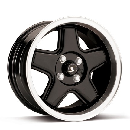 Velgen Schmidt Retro-ML Gloss zwart 7.5x16 5x110 ET35