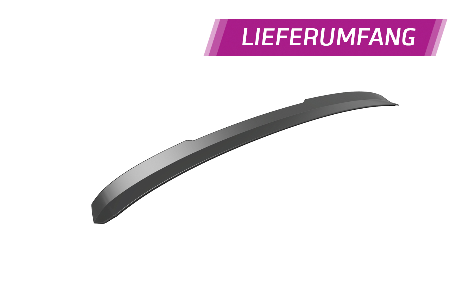 Spoiler passend voor Audi A4 B8 Avant CSR Glans Zwart