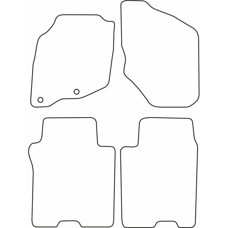 Automatten  Honda Jazz 2002-2008