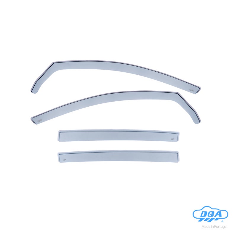 DGA Zijwindschermenset  Volkswagen Golf VI HB 5-deurs 2008-2012 (4-delig)