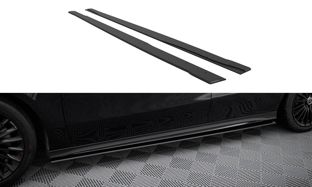 Zijskirts passend voor Mercedes A Klasse AMG Pakket / A35 AMG Maxton Street Pro