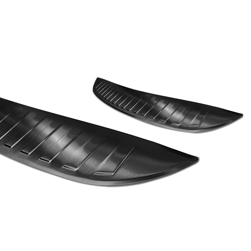 Zwart RVS Achterbumperprotector  Mazda CX-3 2015-2022 'Ribs'