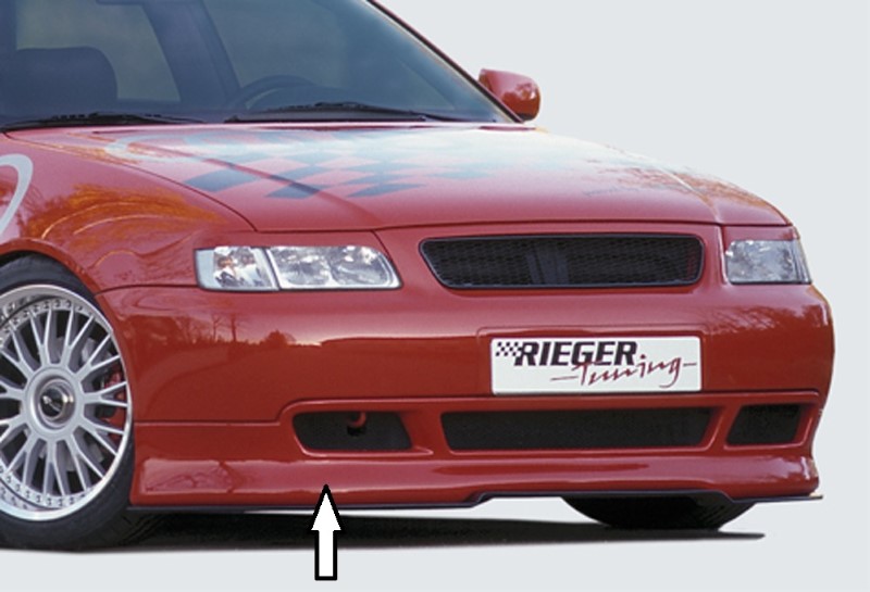 Voorspoiler passend voor Audi A3 8L model 99 Diepe Versie ABS Rieger