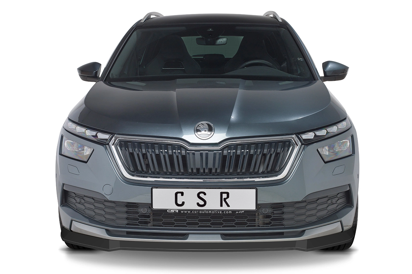 Voorspoiler passend voor Skoda Kamiq Glans Zwart – CSR Automotive