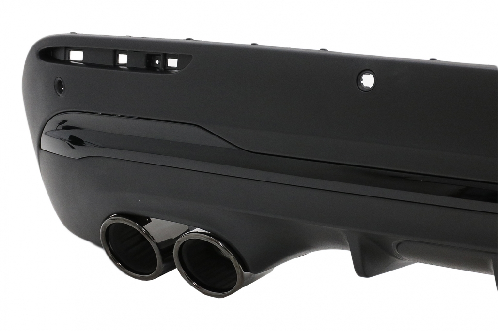 Diffuser passend voor Mercedes GLA H247 AMG Design GLA 45 Zwart