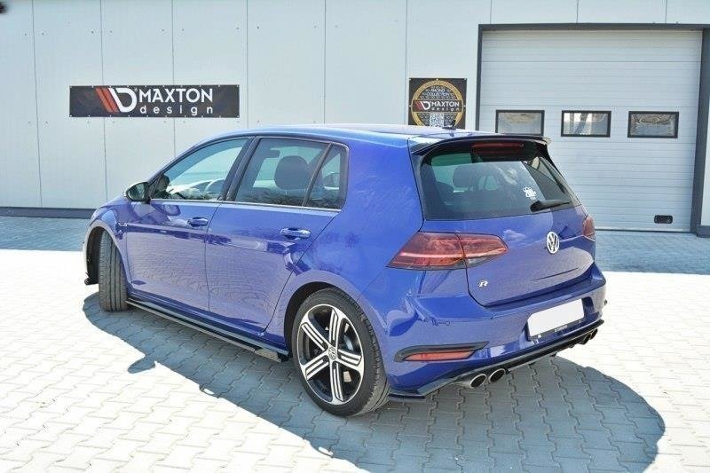 Zijskirts passend voor VW Golf 7.5 R Facelift Glans Zwart