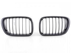 Grill passend voor BMW X5 Typ E53 Bj. 99-03 Carbon Look