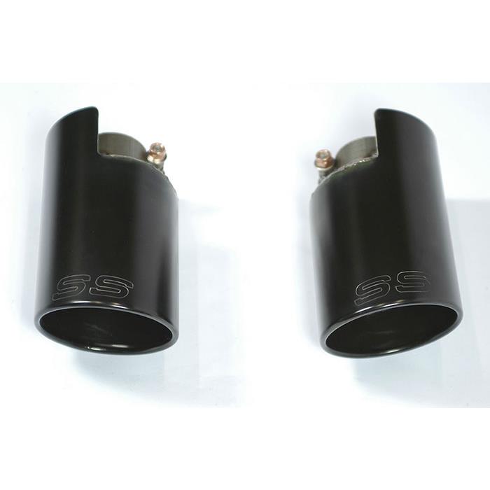 Endpipe kit Right O100 - Left O100 "Black" for 500 Abarth essesse 160hp