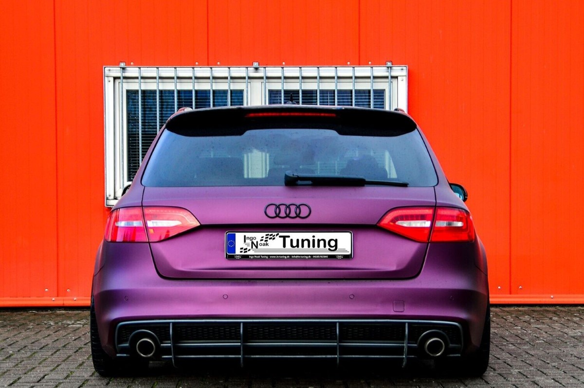 Achter Diffuser passend voor Audi A4 / S4 B8 FL S-Line