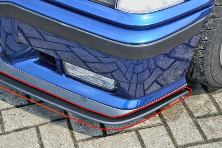Voorspoiler passend voor BMW E36 3-Serie M-Techniek M3 lip spoiler blad ABS + ABE