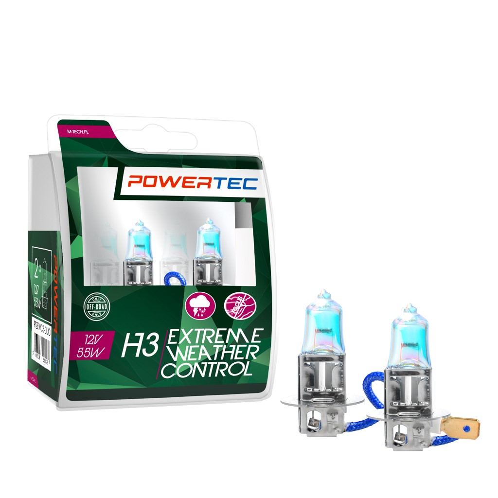 H3 lampen Extreme Weather Control 12V DUO Mtech Powertec