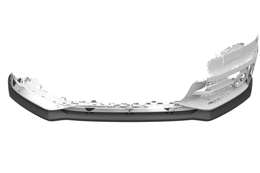 Voorspoiler passend voor Audi A1 (8X) S-Line