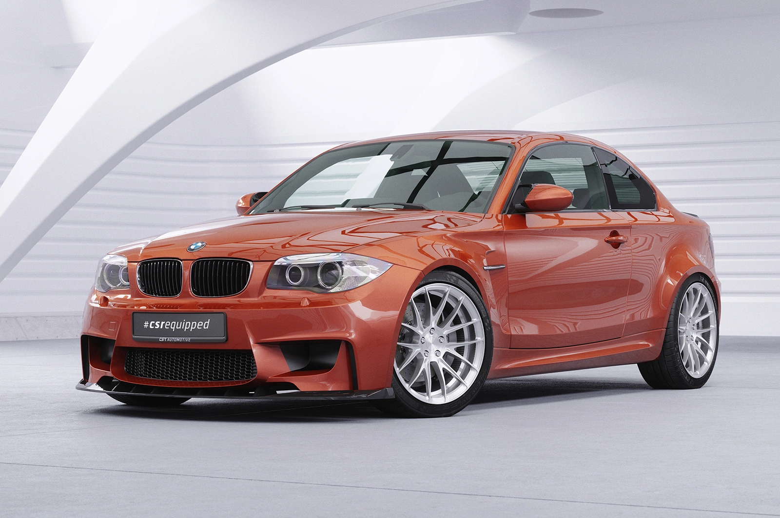 Voorspoiler passend voor BMW 1er E82 M Coupe Glans Zwart – CSR Automotive