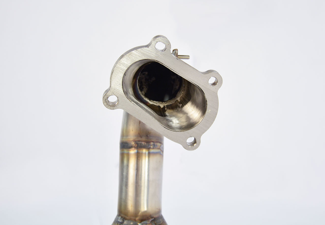 595 ABARTH 1.4T "Pista" (160 Hp) (Ø65 with valve) 2016 Turbo downpipe kit + Metallic catalytic conve