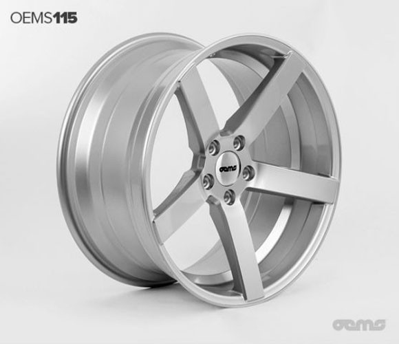 OEMS 115 19X9.5 5X120 33 MACHINED SILVER VELGEN