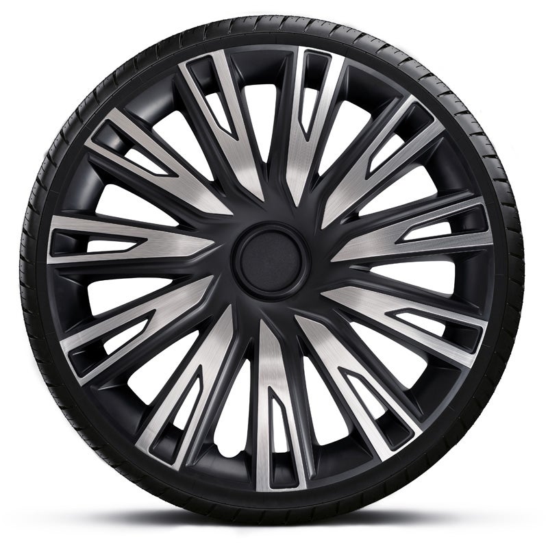 4-Delige Wieldoppenset Copra 14-inch alu/zwart