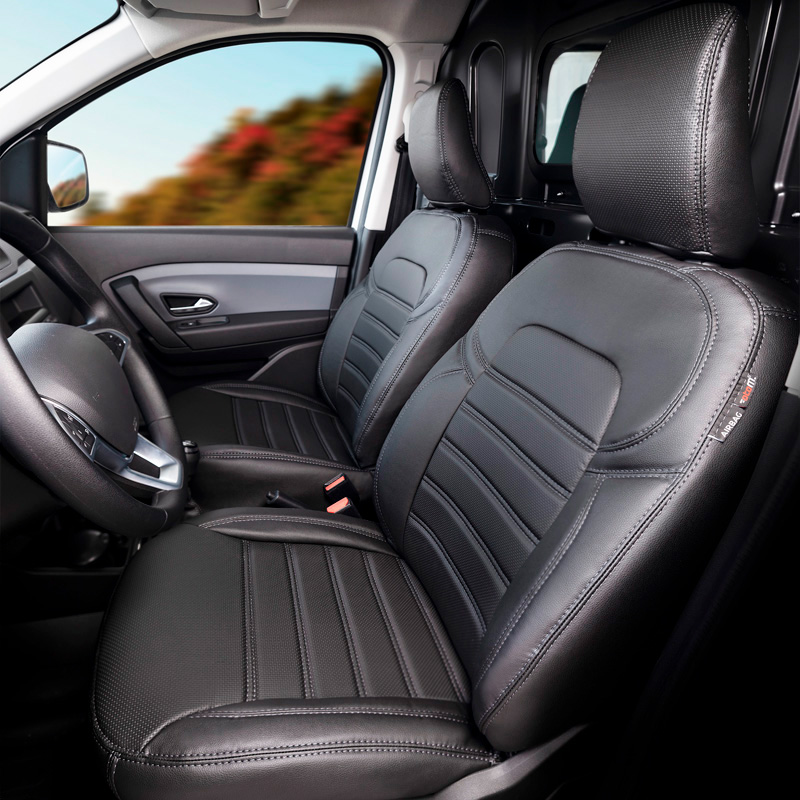 New York Design Kunstleder Stoelhoezenset 1+1  Opel Combo 2018- (vaste passagiersstoel)