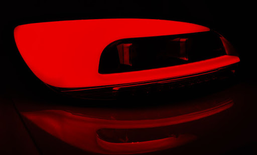 Achterlichten passend voor VW Scirocco 08-14 Tube LED rood/smoke