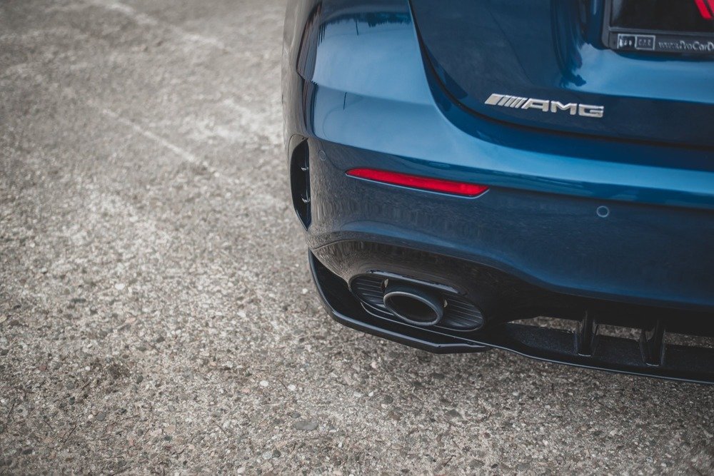 Diffuser Hoeken Mercedes A Klasse W177 A35 AMG Glans Zwart