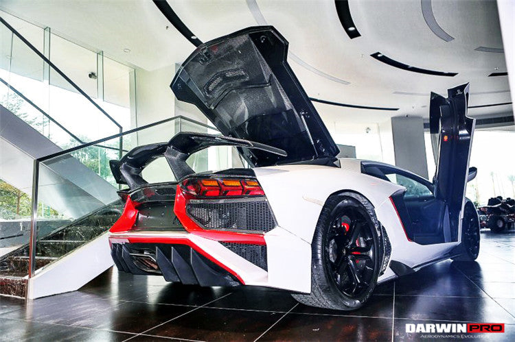 Lamborghini Aventador LP700 LP740 Coupe/Roadster BKSS Style Carbon Fiber Spoiler 2011-2016