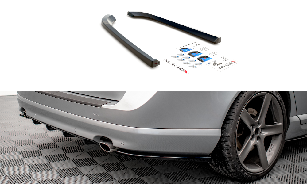 Zijdiffuser Volvo V70 MK3 Maxton Glans Zwart