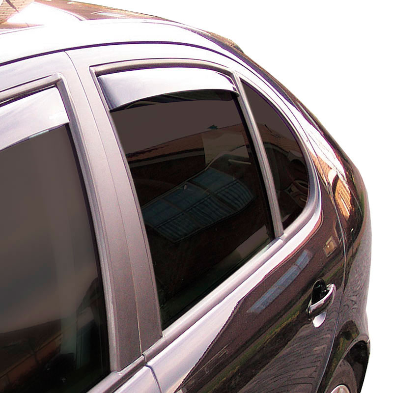Zijwindschermen Master Dark (achter)  Volkswagen Jetta 2005-2010
