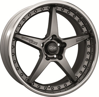 Velgen OZ Crono III matt graphite silver 9x19 inch 5x120 ET45