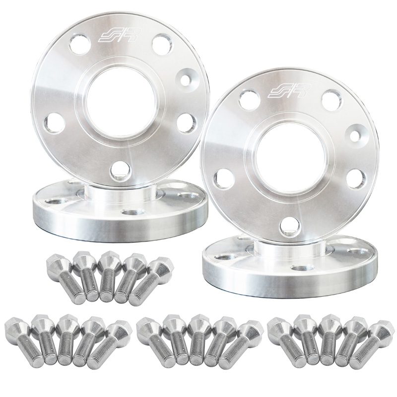 Simoni Racing Aluminium Spoorverbreder Set - 2x15mm(VA) - 2x18mm(AA) (Naaf 66,6mm) inclusief wielbouten -  Mini diversen