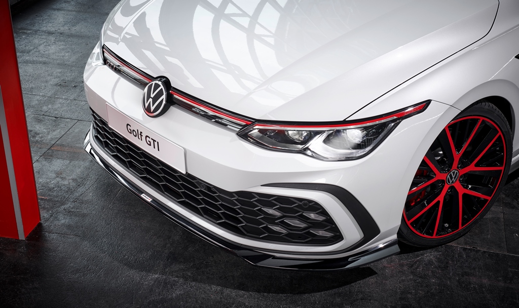 Voorspoiler passend voor Volkswagen Golf 8 GTI / GTD / GTE / R-Line Oettinger