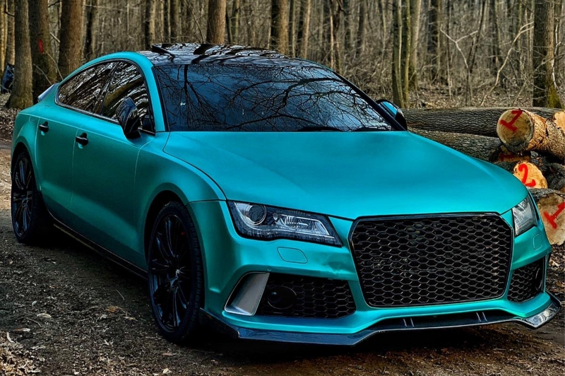 Voorspoiler passend voor Audi RS7 C7 2011-2018 Carbon