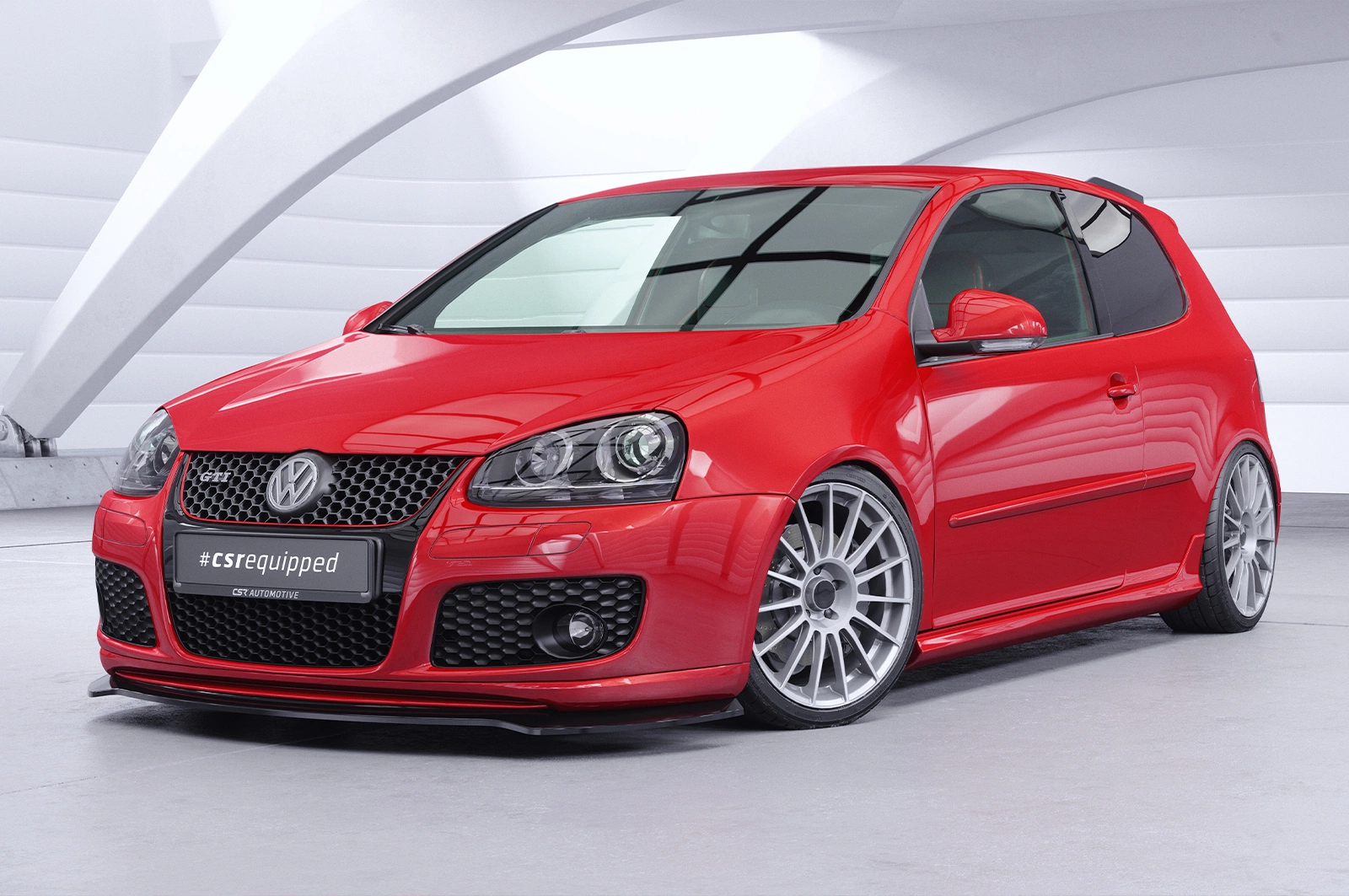 Voorspoiler passend voor VW Golf 5 (Typ 1K) GTI Edition 30/Pirelli glans zwart