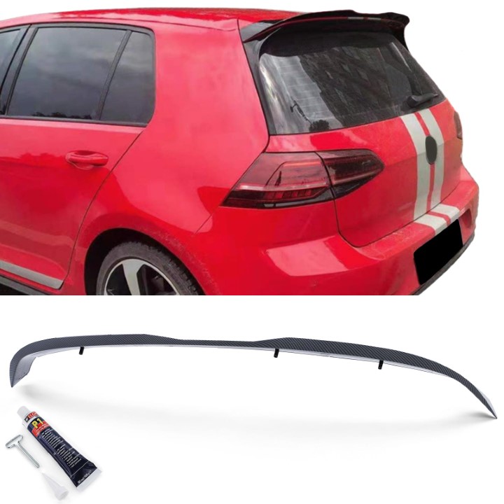 Opzetstuk Spoiler passend voor VW Golf 7 GTI 13-20 Carbon Look