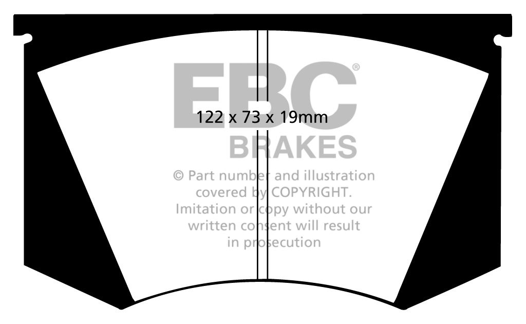 EBC Brakes MASERATI Ghibli 4.9 70-73 Remblokken voorzijde