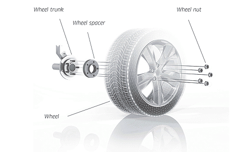 Pro Spacers Hyundai Accent Accent Saloon Rear axle 11.05-.. 4x10