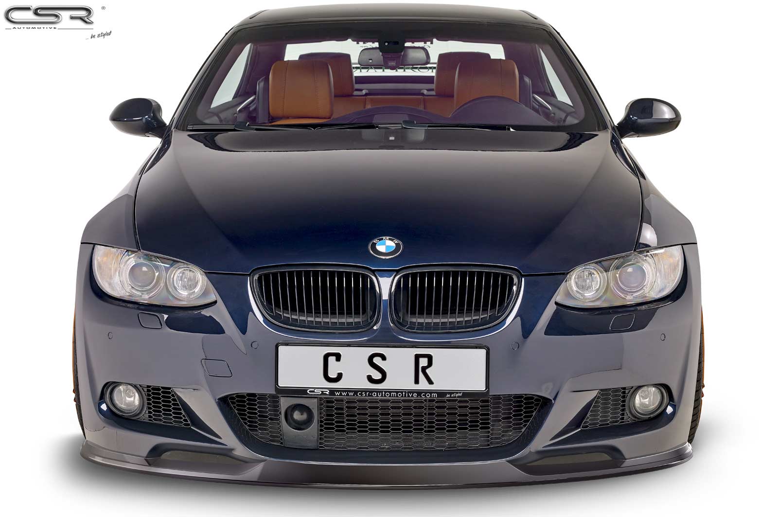 Voorspoiler passend voor BMW 3-Serie E92/E93 Glans Zwart