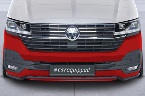 Voorspoiler passend voor VW T6.1 Glans zwart