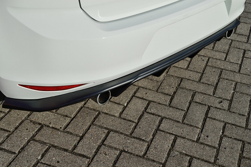 Diffuser passend voor Volkswagen Golf 7 GTI GTD 13-17 Glans Zwart