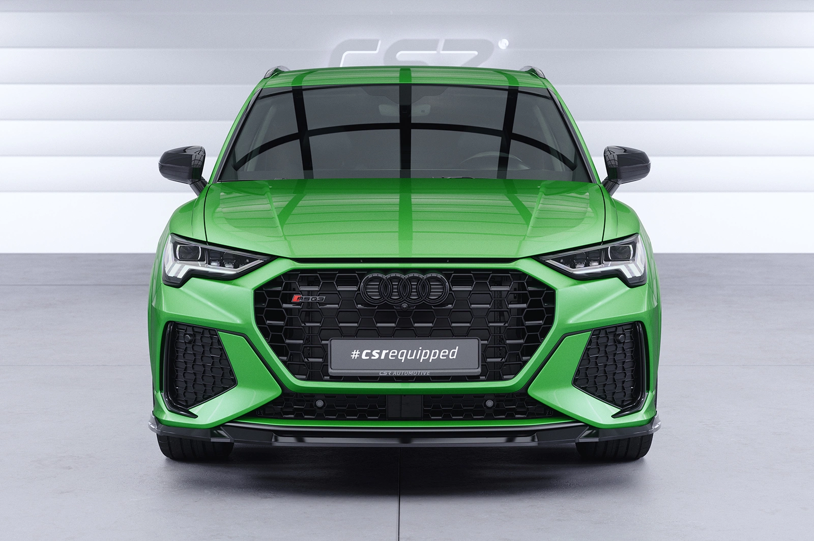Voorspoiler passend voor Audi RSQ3 (F3) CSL838 Glans Zwart – CSR